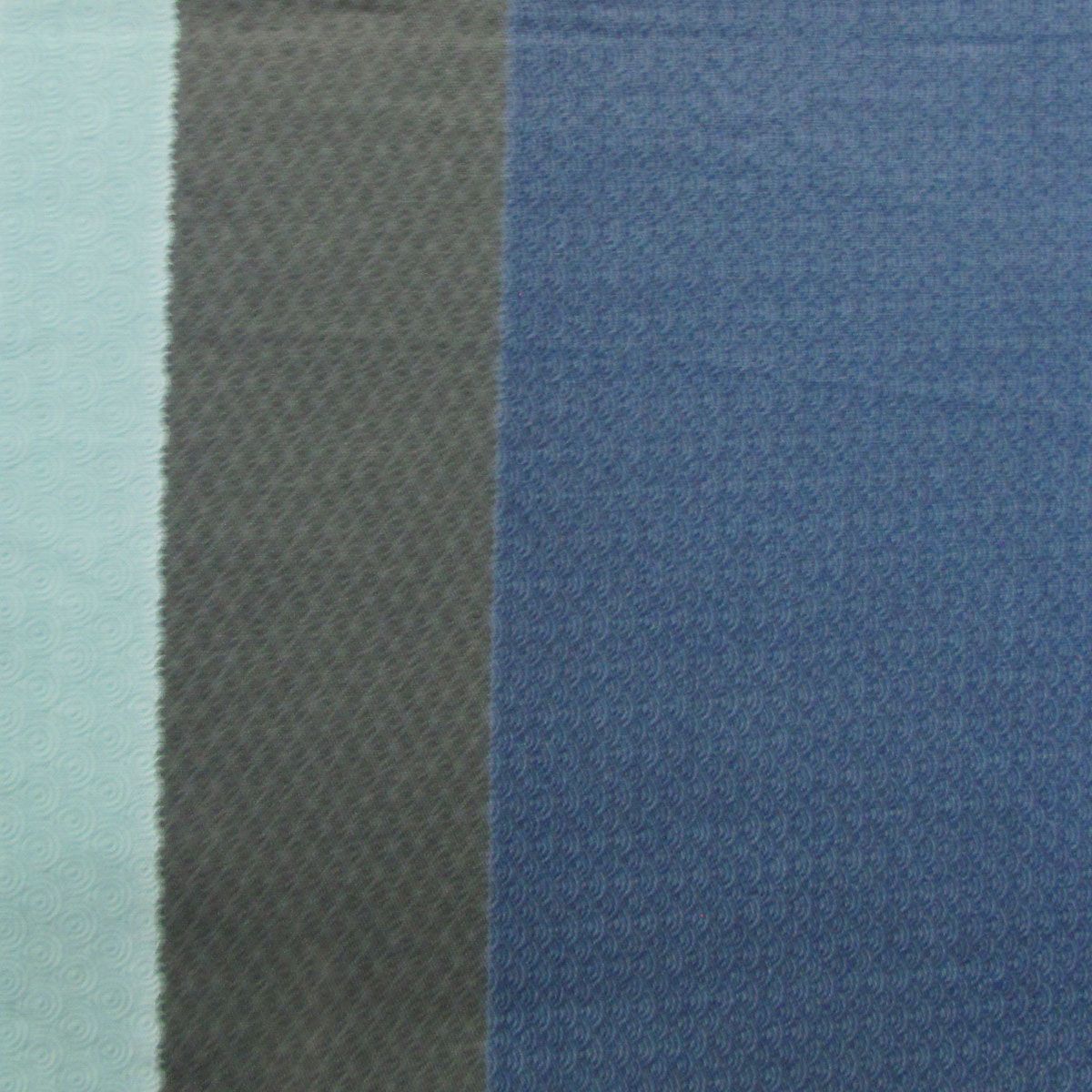 300TC Simon Teal Reversible Cotton Stripes Quilt Cover Set Queen - Image 3