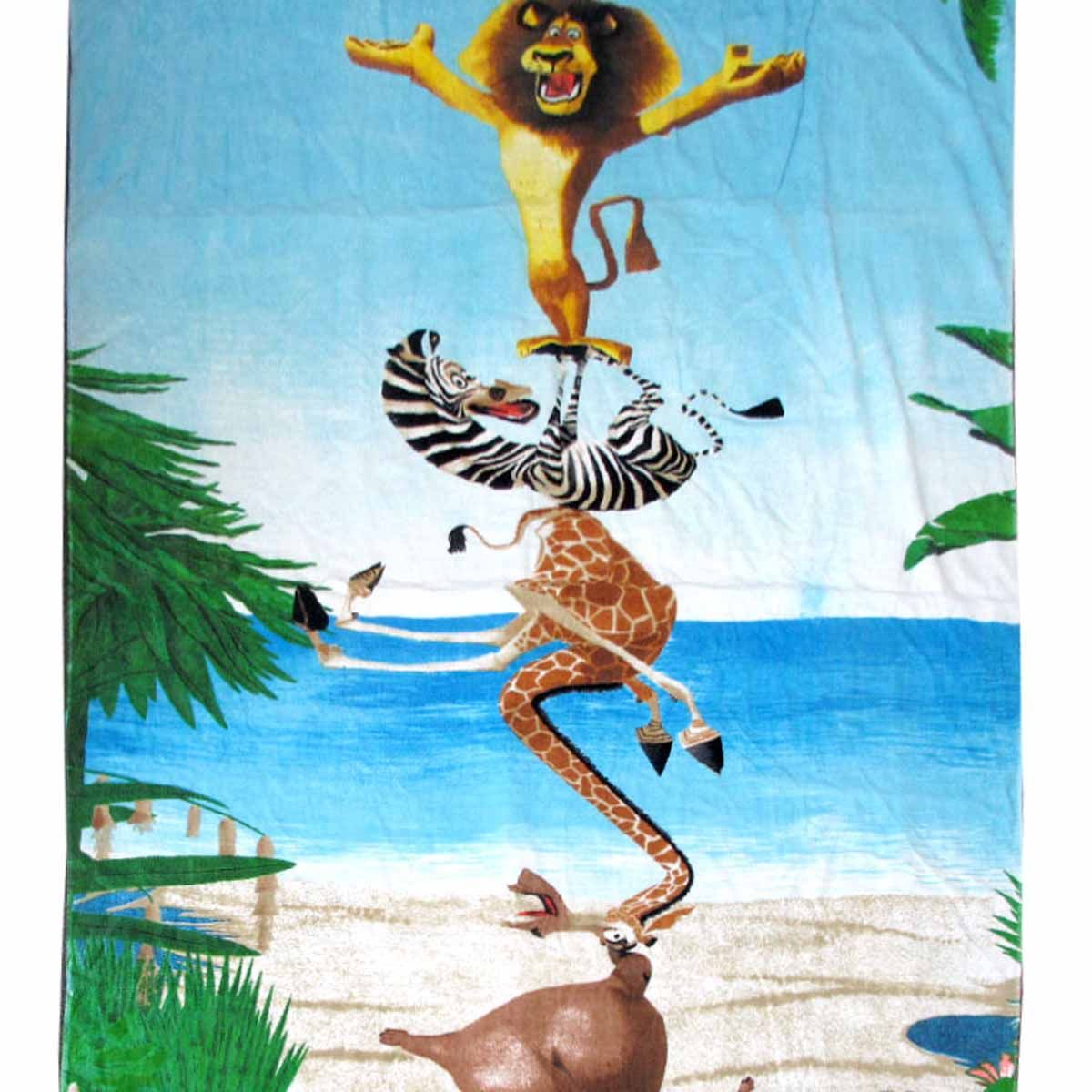 Madacascar Large Cotton Beach Towel 100 x 150 cm - Image 3