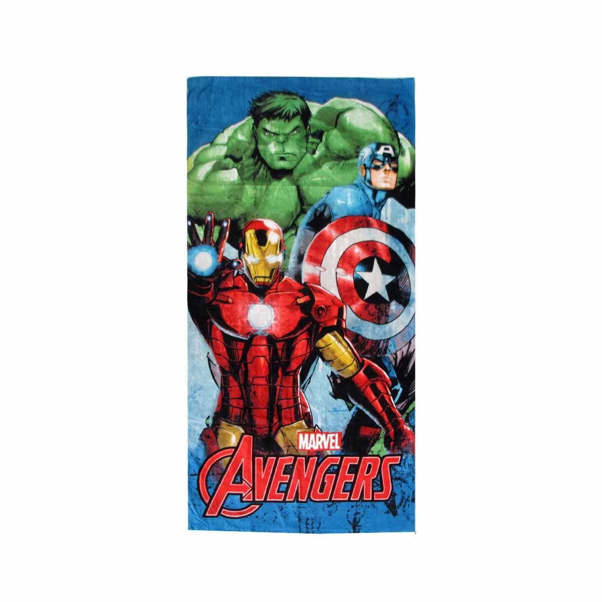Marvel Avengers Cotton Beach Towel 70 x 140 cm Trio Classic - Image 1