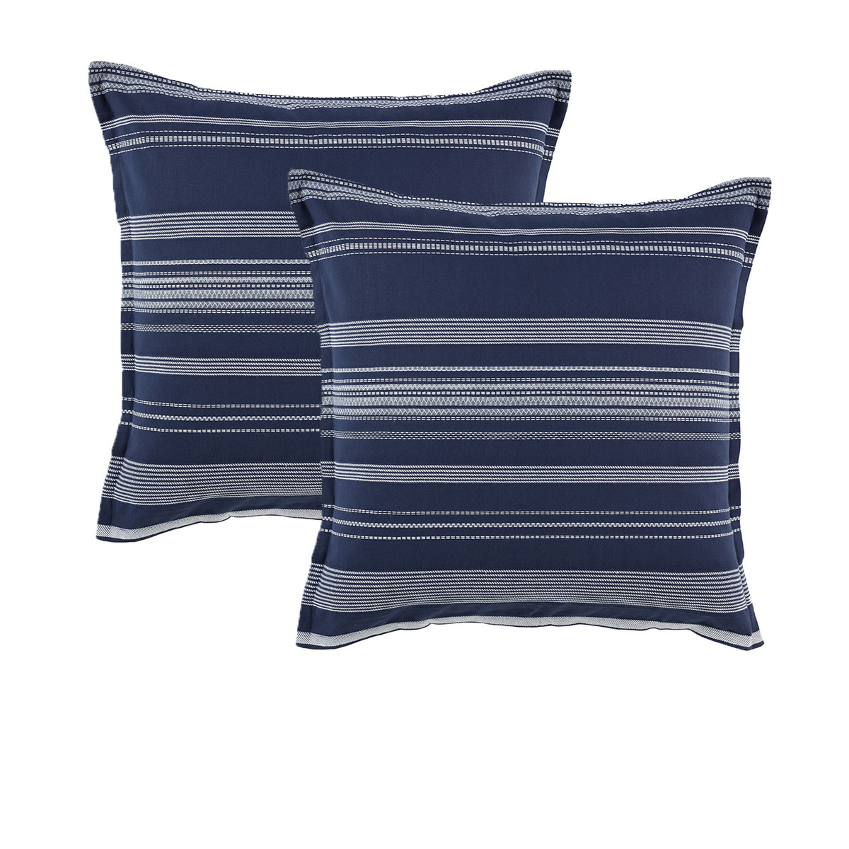 Bianca Pair of Regent European Pillowcases 65 x 65cm - Image 1