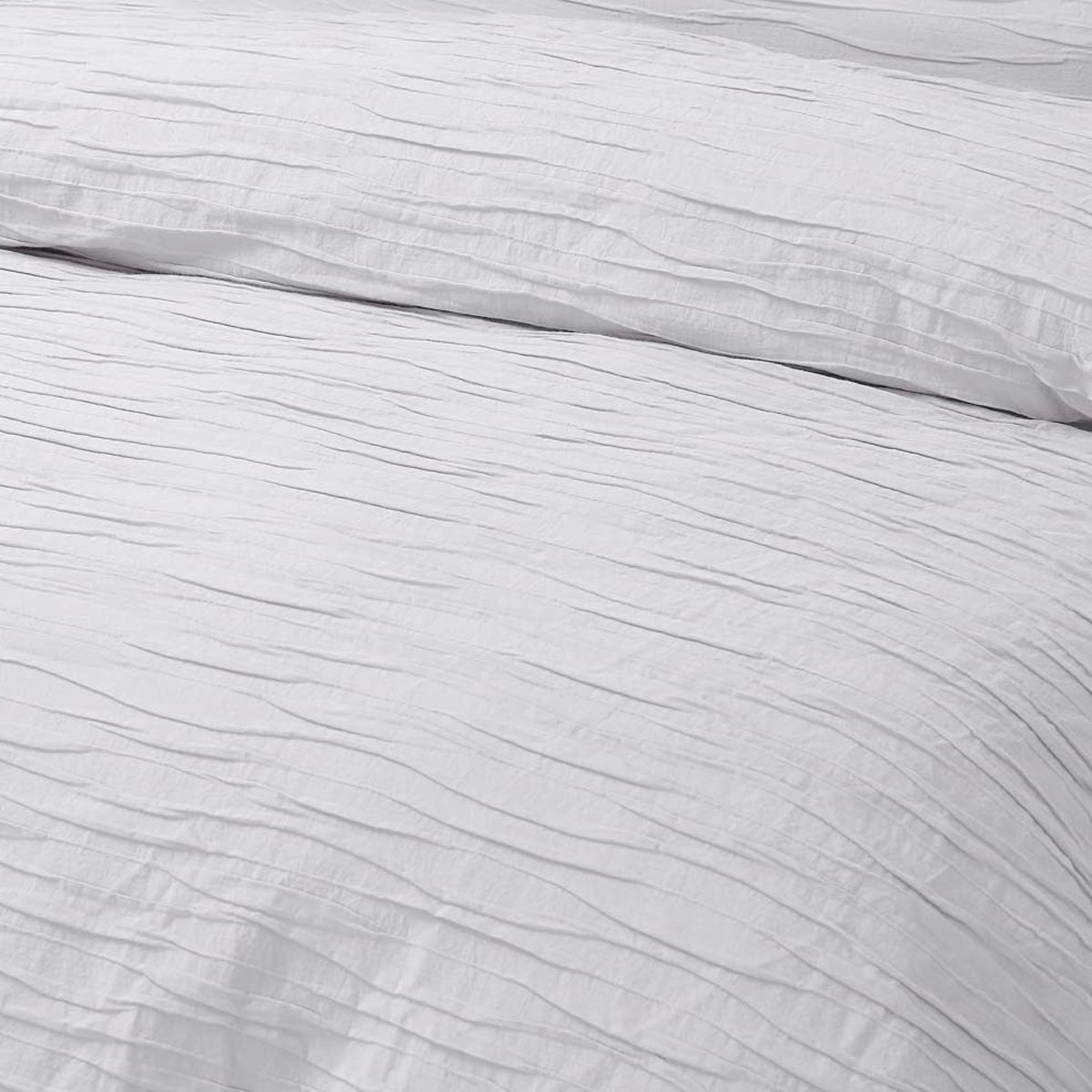 Vintage Design Homewares Malvern White Cotton Quilt Cover Set Double - Image 2