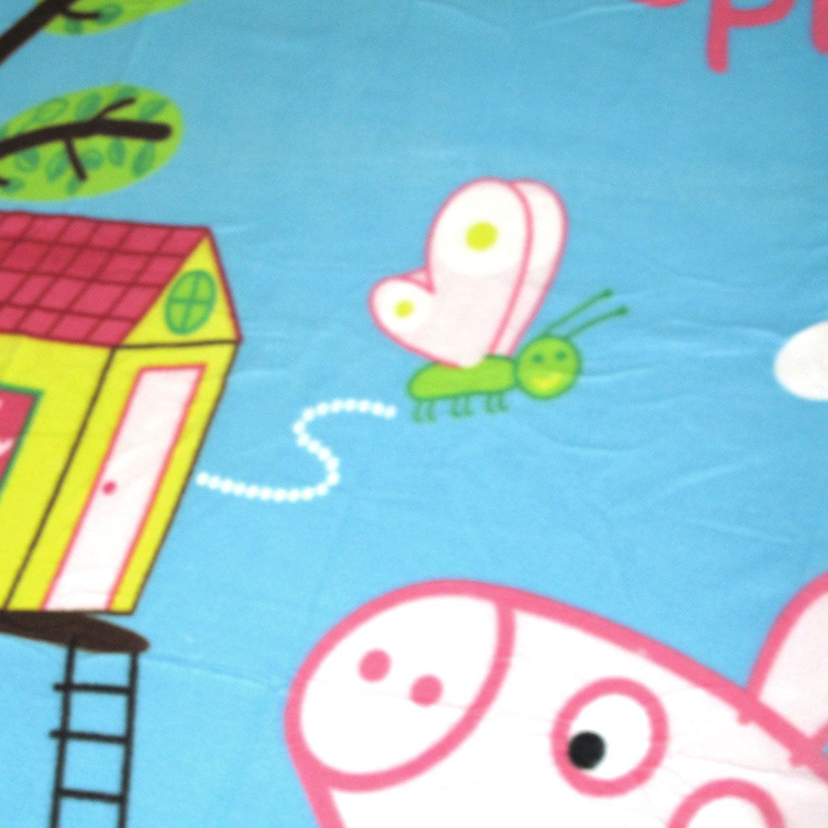 Peppa Pig Tree House Printed Polar Fleece Throw Rug 130 x 160 cm - Image 3