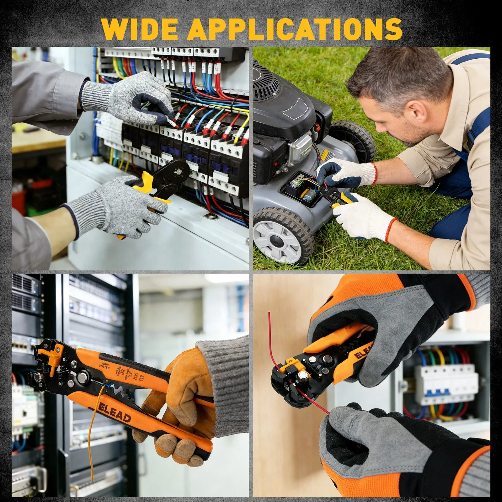 ELEAD 1188Pcs Ferrule Crimping Tool Kit w/ Automatic Wire Stripper & Crimper - Image 8