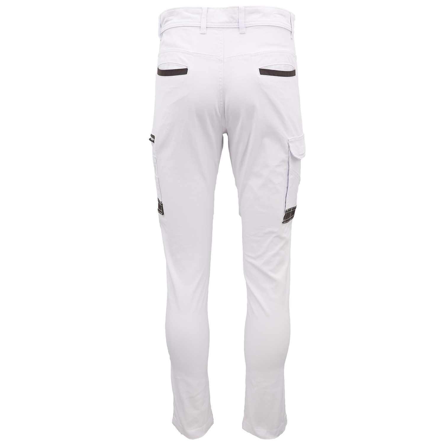 Men's Cotton Drill Cargo Work Pants UPF 50+ 13 Pockets Tradies Workwear Trousers, Black, 38 - Image 6
