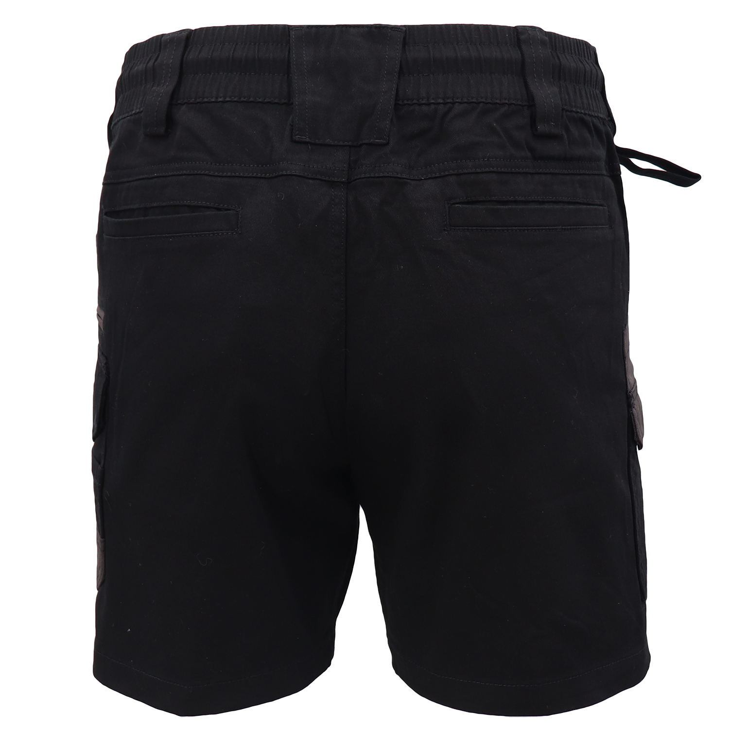 Mens Cargo Cotton Work Shorts 10 Pockets Tradies Utility Pants Workwear Trousers, Black, 34 - Image 4
