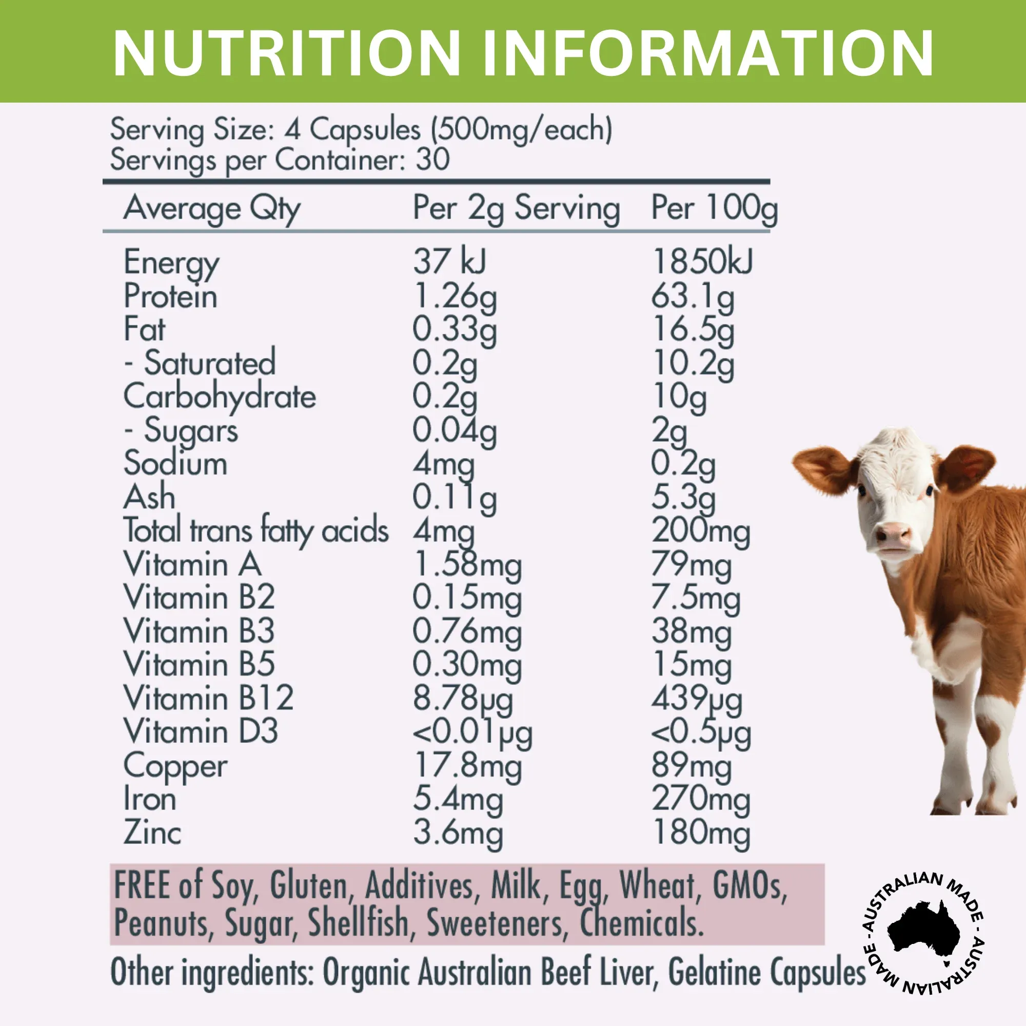 Organic Beef Liver Capsules - Image 5