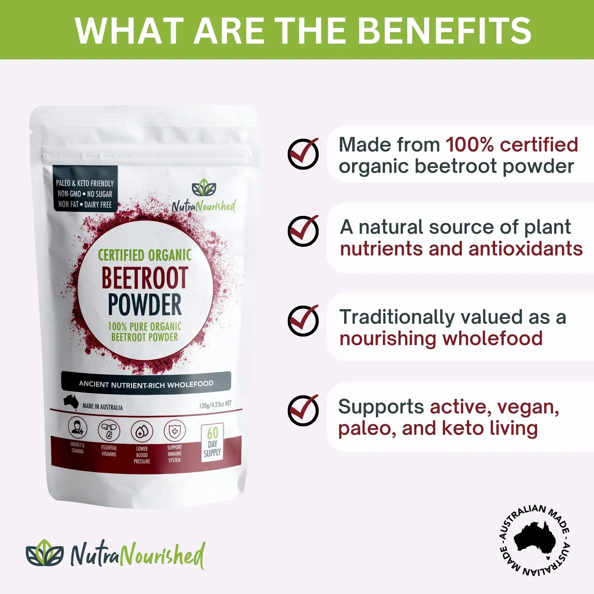Organic Beetroot Powder - Image 2
