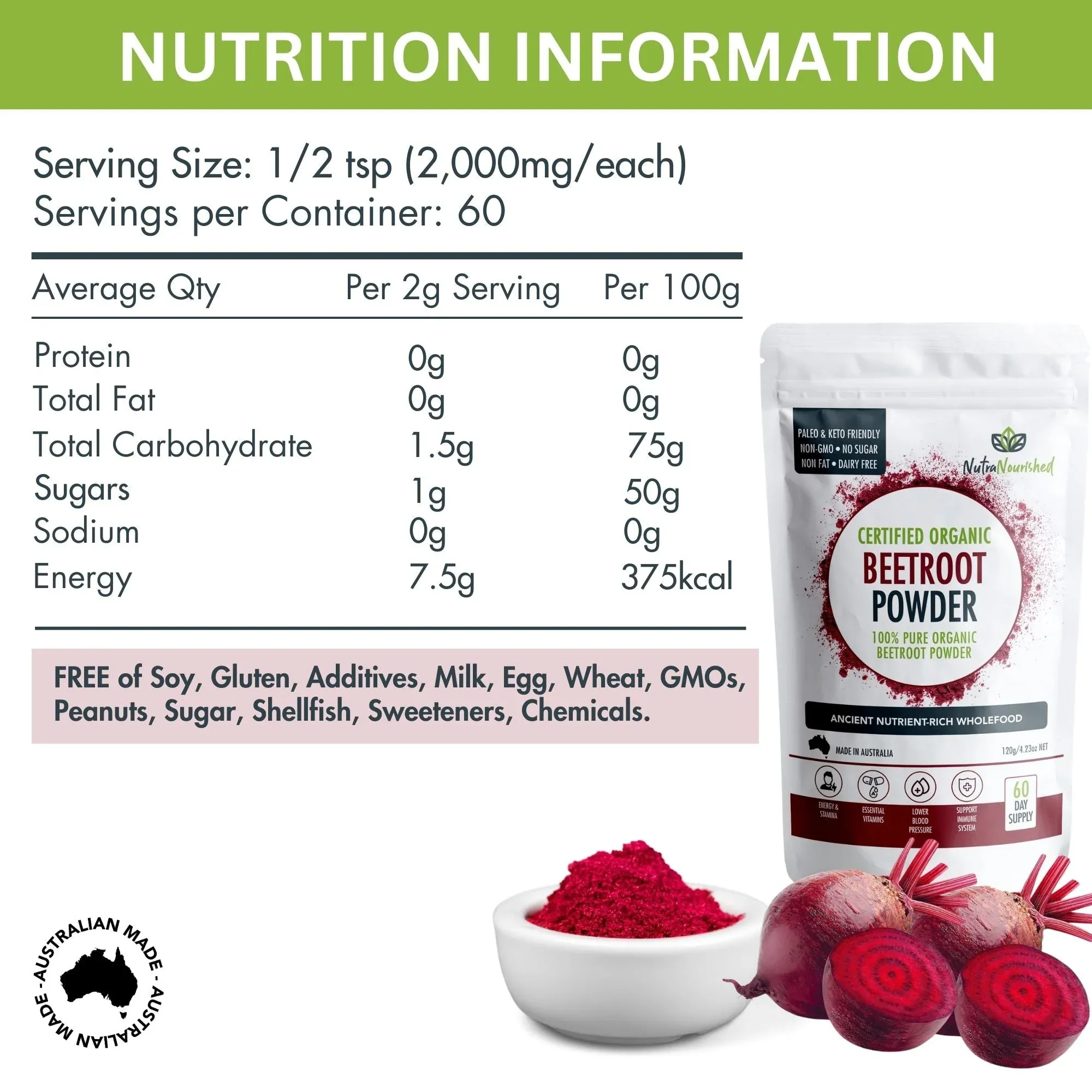 Organic Beetroot Powder - Image 4