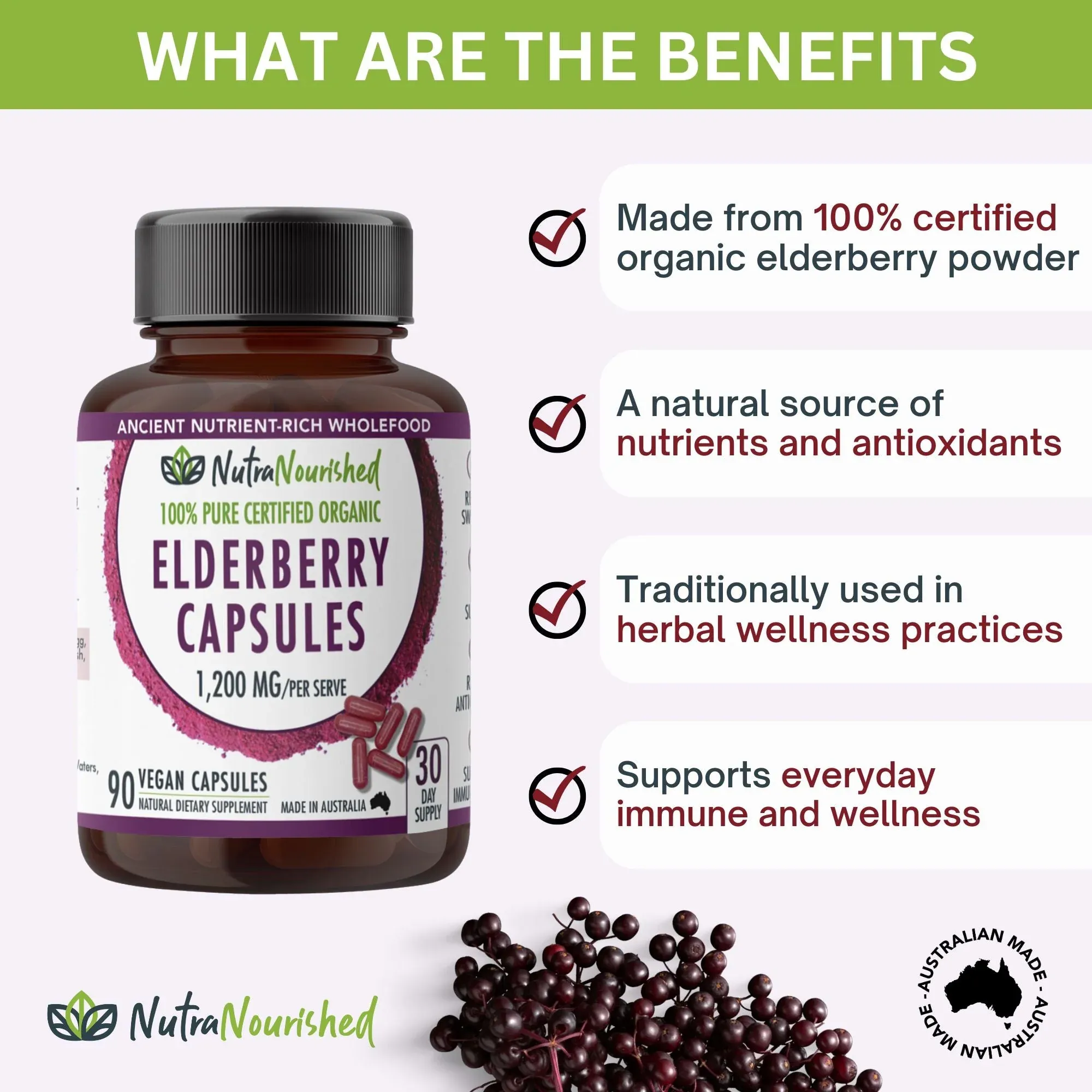 Organic Elderberry Capsules - Image 2