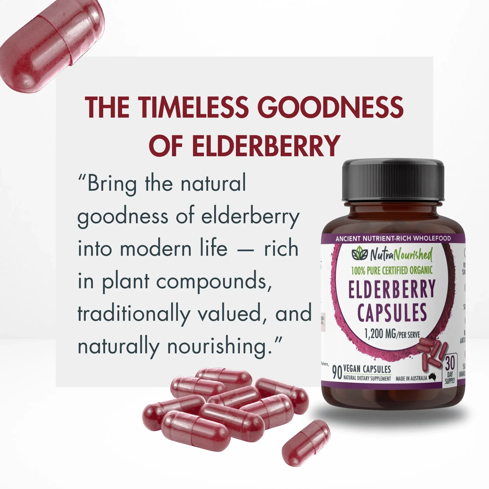 Organic Elderberry Capsules - Image 3