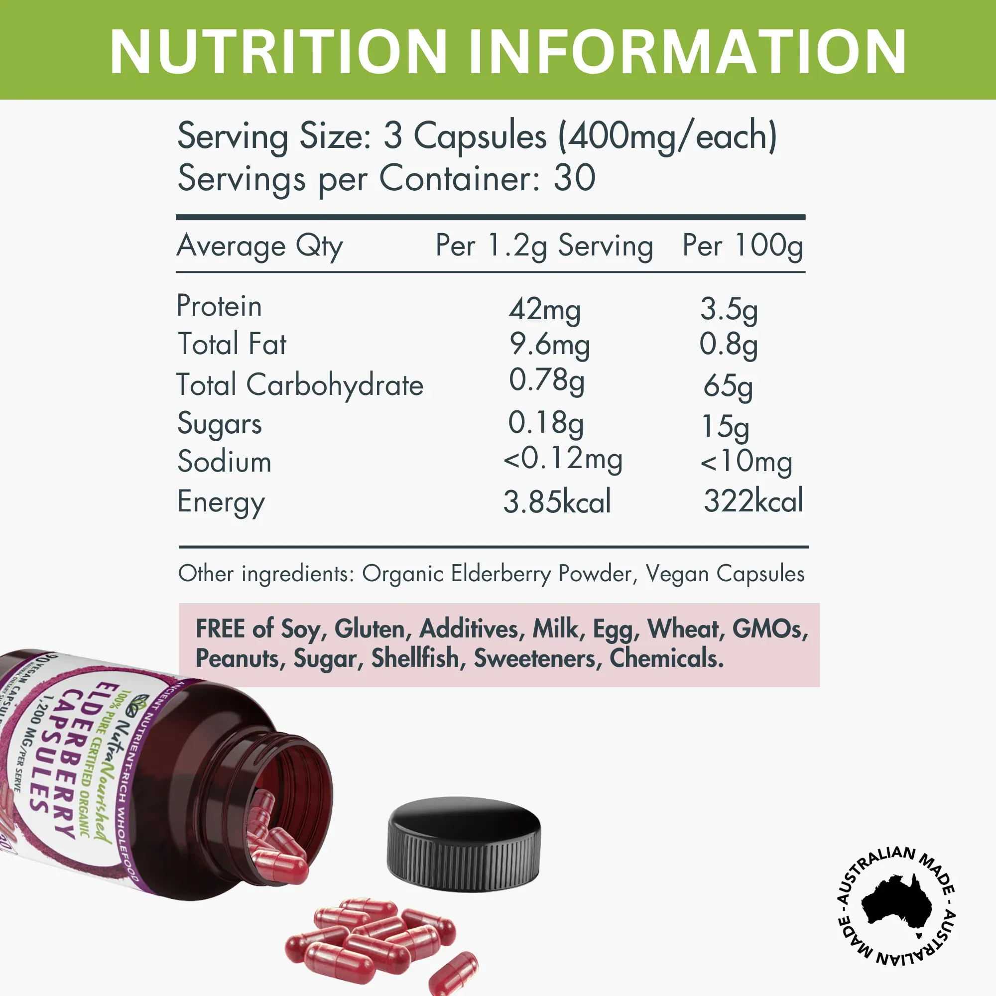 Organic Elderberry Capsules - Image 5