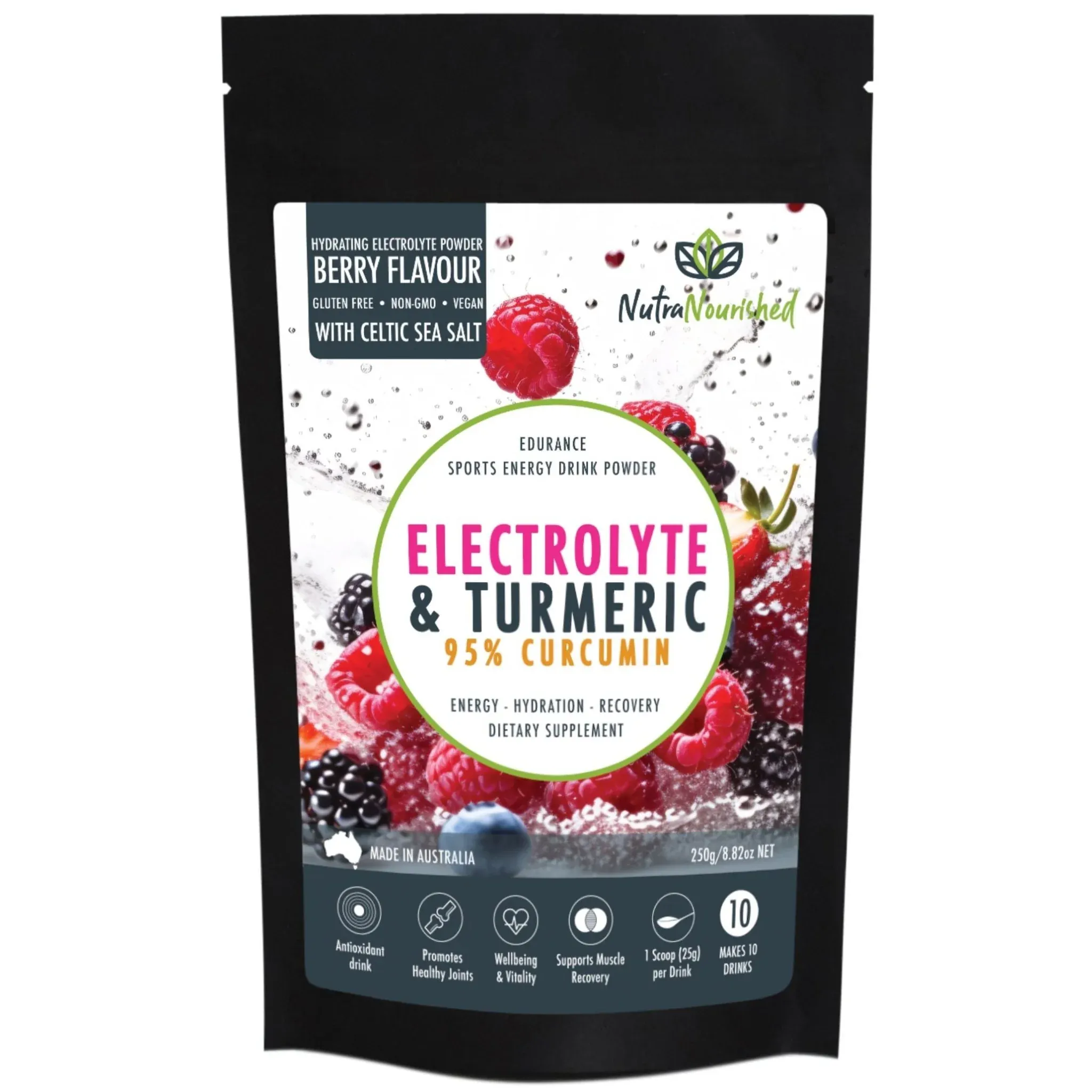 Electrolyte Hydration Powder, Mixed Berry 150g - Image 1