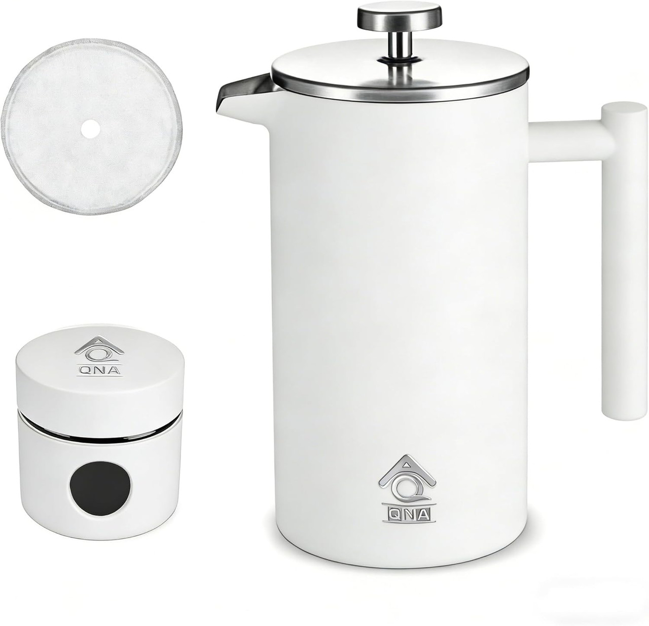 French Press Coffee Maker 350ml with Coffee Bean Can + Extra Filter Gift Set - Image 1