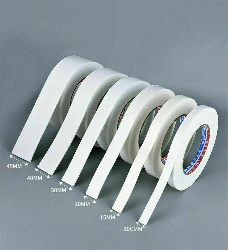 Double Sided White Pe Foam Sticky Tape Mounting Diy Craft Strong Adhesive 2.5M - Image 3