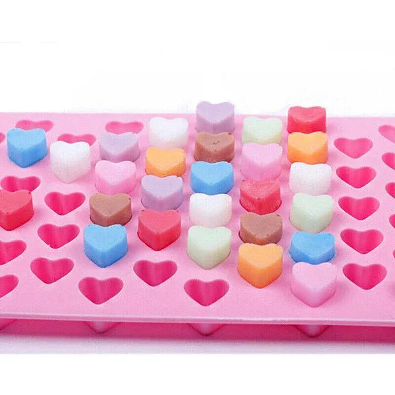 55 Love Heart Silicone Mould Chocolate Mold Candy Gummy Maker Ice Jelly Tray Au - Image 4