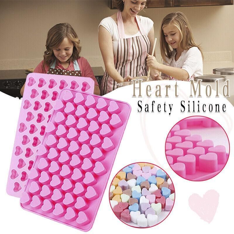 55 Love Heart Silicone Mould Chocolate Mold Candy Gummy Maker Ice Jelly Tray Au - Image 6