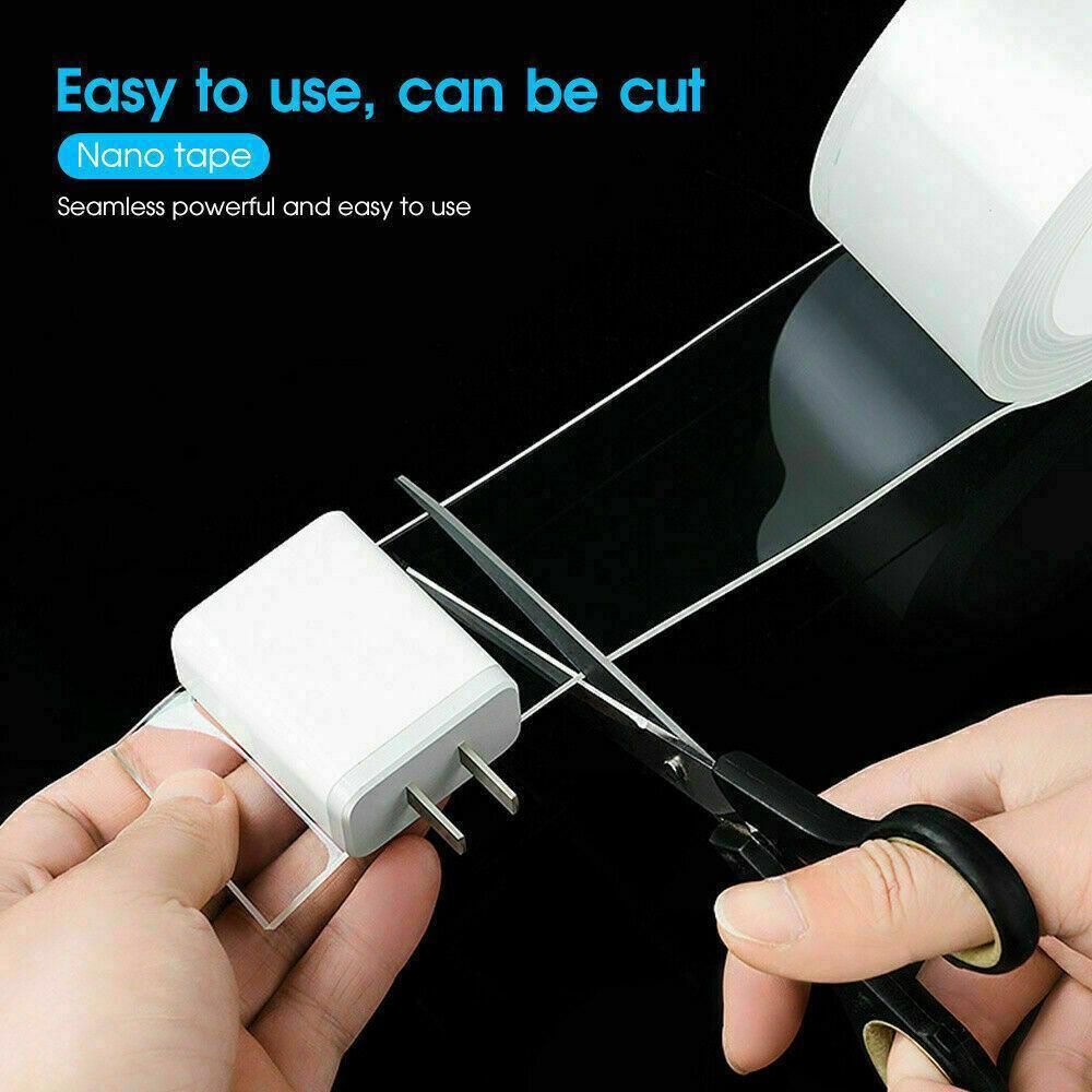 Double Sided Nano Tape Clear Adhesive Traceless Invisible Gel Anti-Slip Au Stock - Image 3