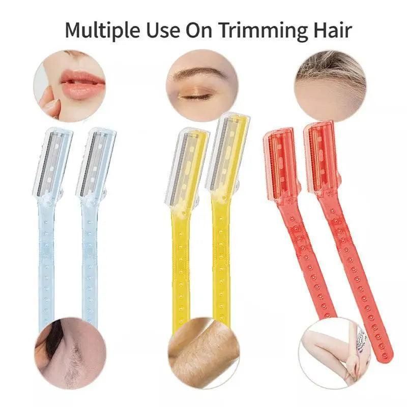 3 Pcs Facial Razors Eyebrow Razor Shave Hair & Exfoliate Face Shaver Ladies Tool - Image 5