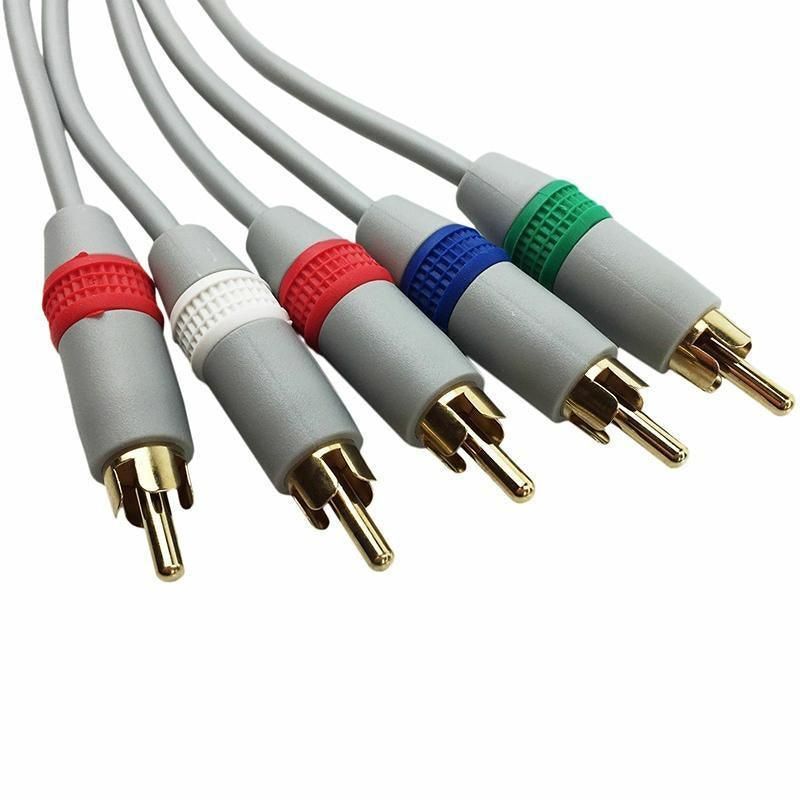 HDTV 5 RCA Component HD TV Audio Video Cable for Nintendo Wii amp WiiU U Console - Image 8