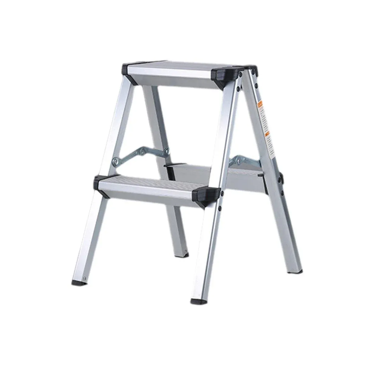 Portable Aluminium 1-3 Step Folding Ladder Anti-Slip Frame Stool for Home Use - 1 step Folding Ladder - Image 7