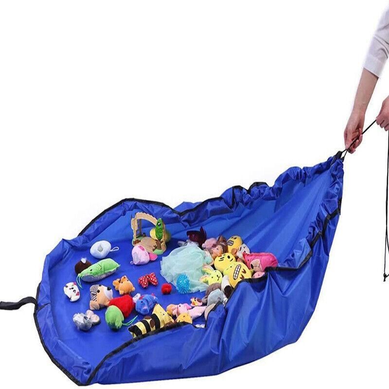 150Cm Kids Play Mat Bag Portable Toy Storage Organizer Lego Toys Drawstring Bag - Image 5