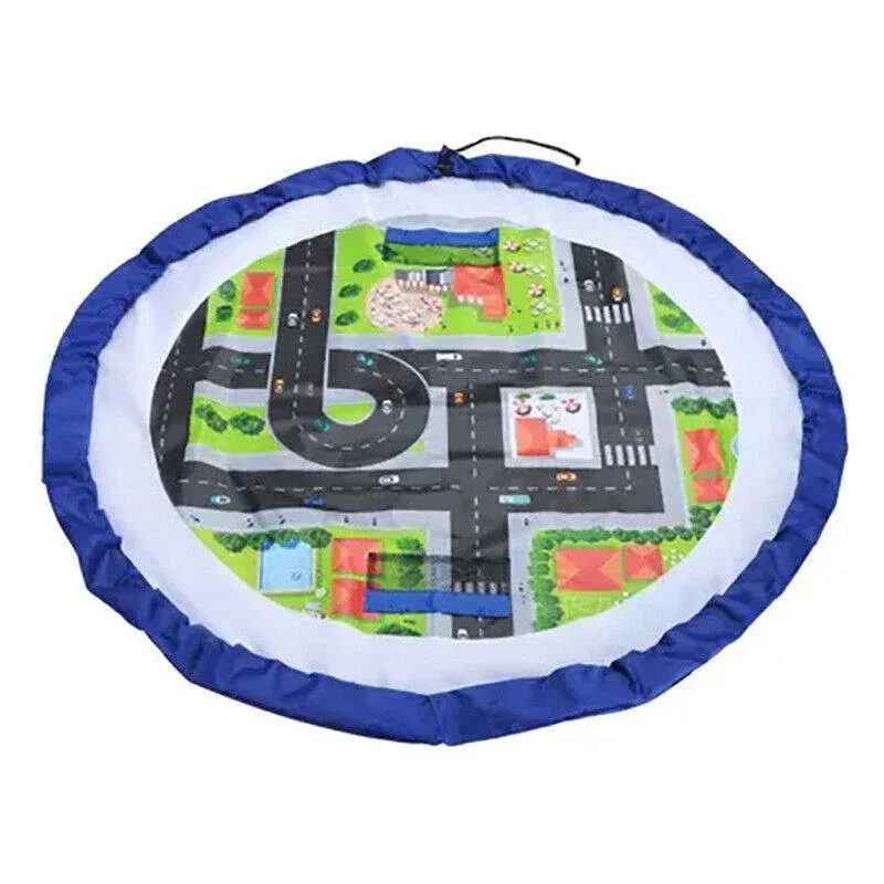 150Cm Kids Play Mat Bag Portable Toy Storage Organizer Lego Toys Drawstring Bag - Image 6