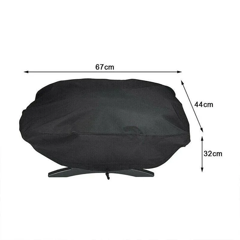 Waterproof BBQ Grill Cover for Weber Q100 Q1000 Series 67Ãƒâ€”44Ãƒâ€”32cm - Image 3