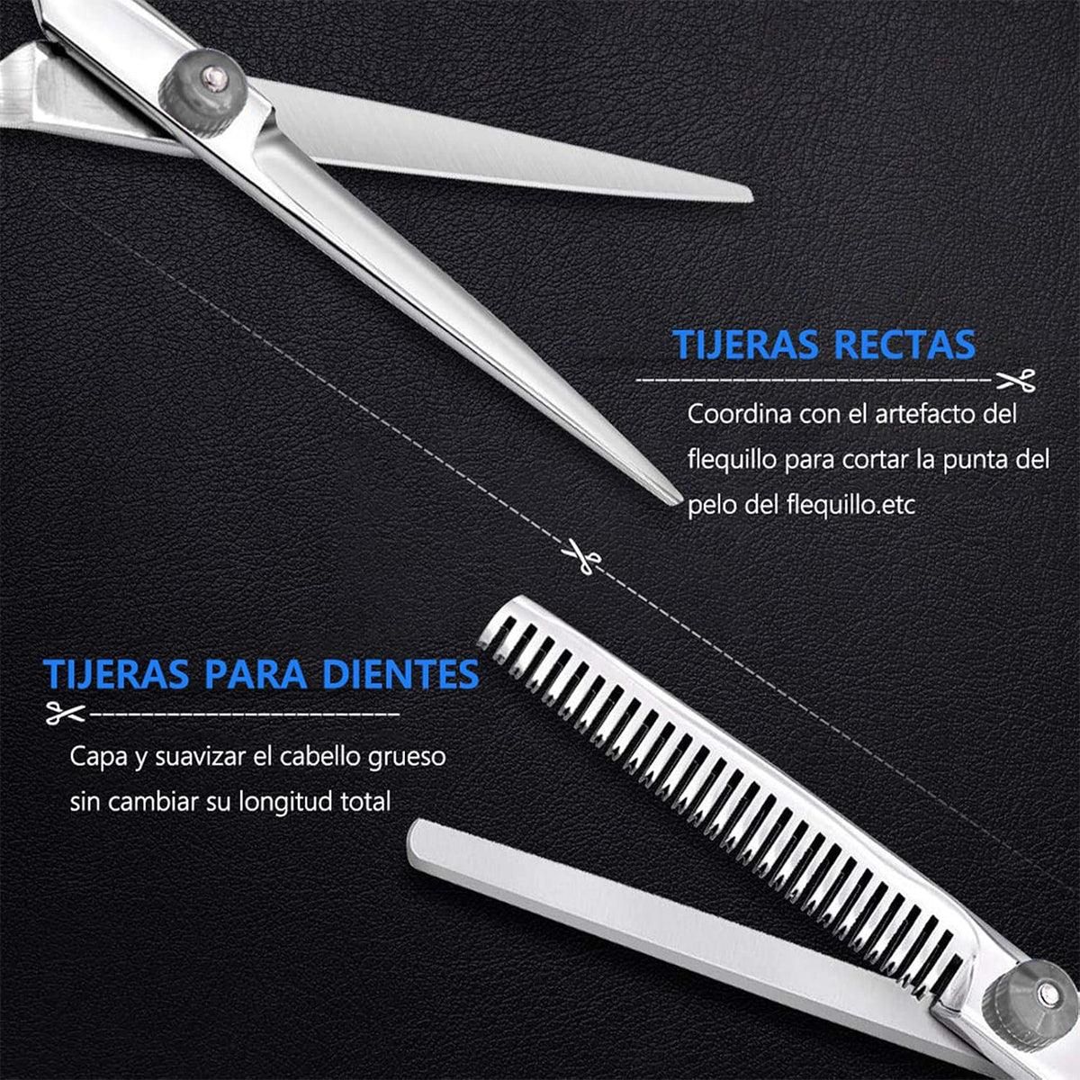 11pcs Hair Cutting Scissors Set Professional Hairdressing Scissors Barber Tools - Image 8