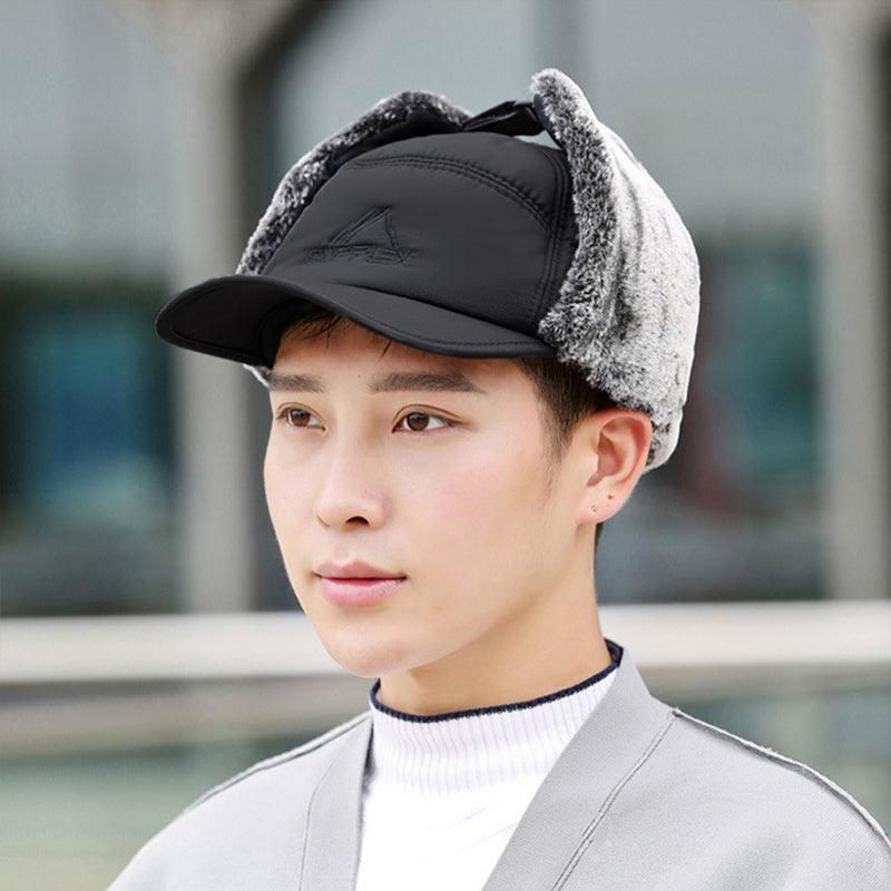 Winter 3 In 1 Thermal Fur Lined Trapper Bomber Hat With Ear Flap Face Mask Cap - Image 7