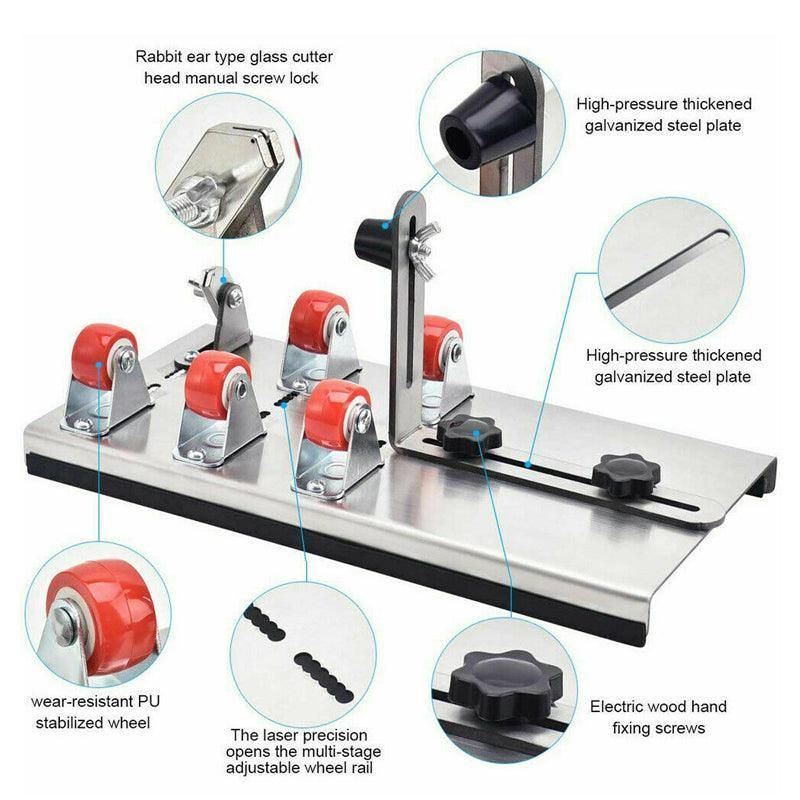 Glass Bottle Cutter Cutting Tool Upgrade Version Square & Round Bottle Cutter Au - Image 5