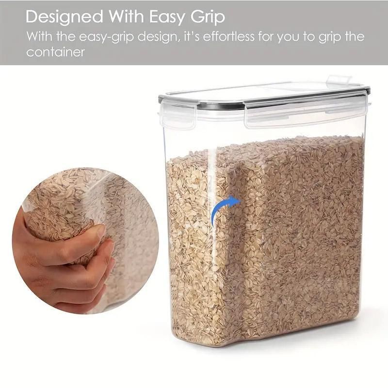 2.5L Kitchen Organizer Transparent Grocery Storage Jar for Food and Pantry Use - Image 8