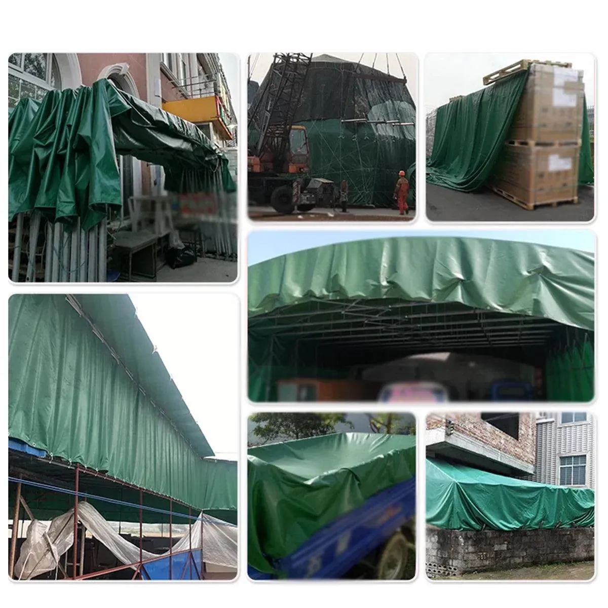 Heavy Duty Waterproof Canvas Tarp Tarpaulin Sun Block Dustproof Army Shelter - 3x4m(2.8x3.8m) - Image 4