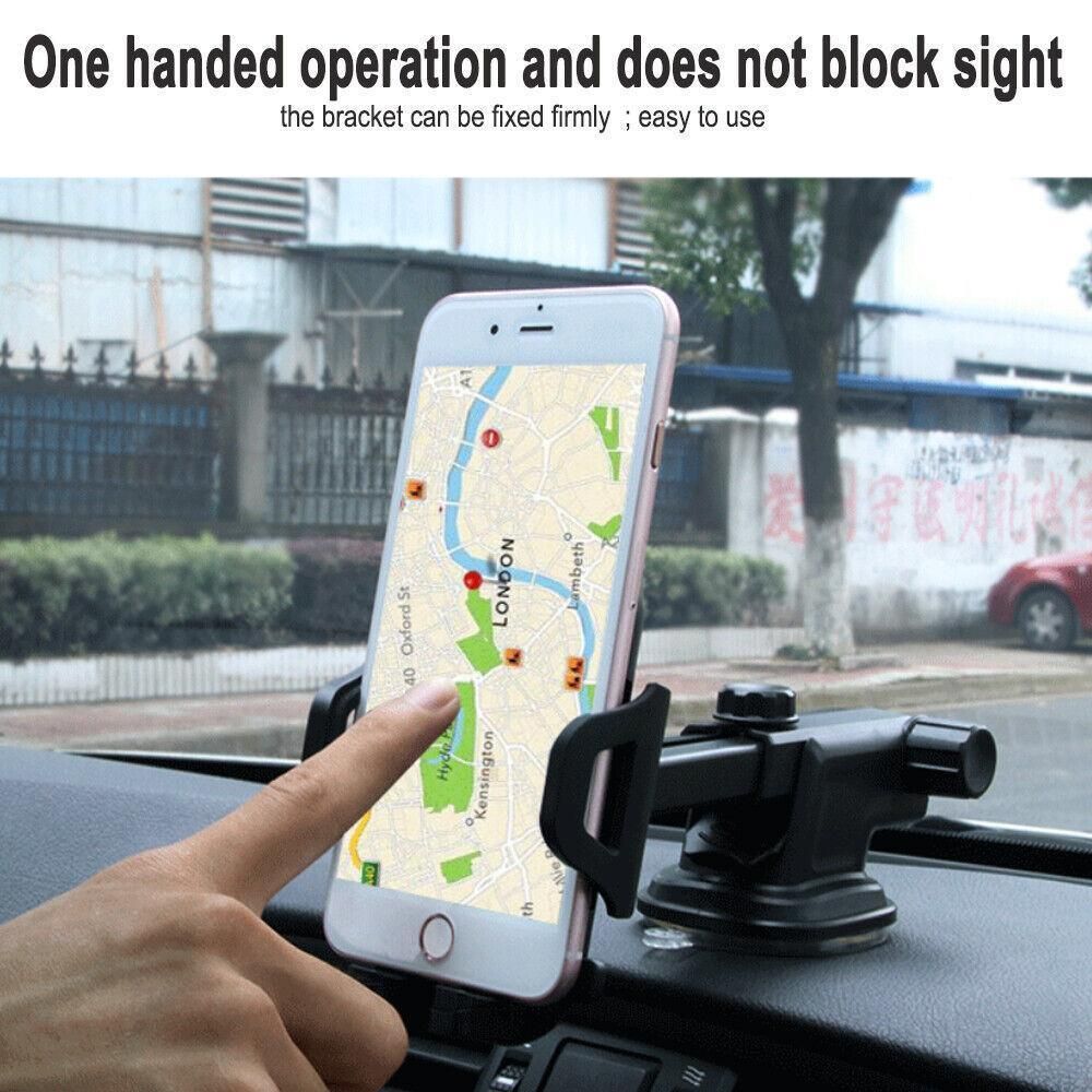 Universal 360� Windshield Mount Car Smart Phone Holder Cradle Long Neck Au - Image 4
