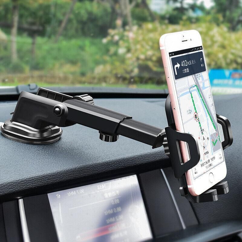 Universal 360� Windshield Mount Car Smart Phone Holder Cradle Long Neck Au - Image 7