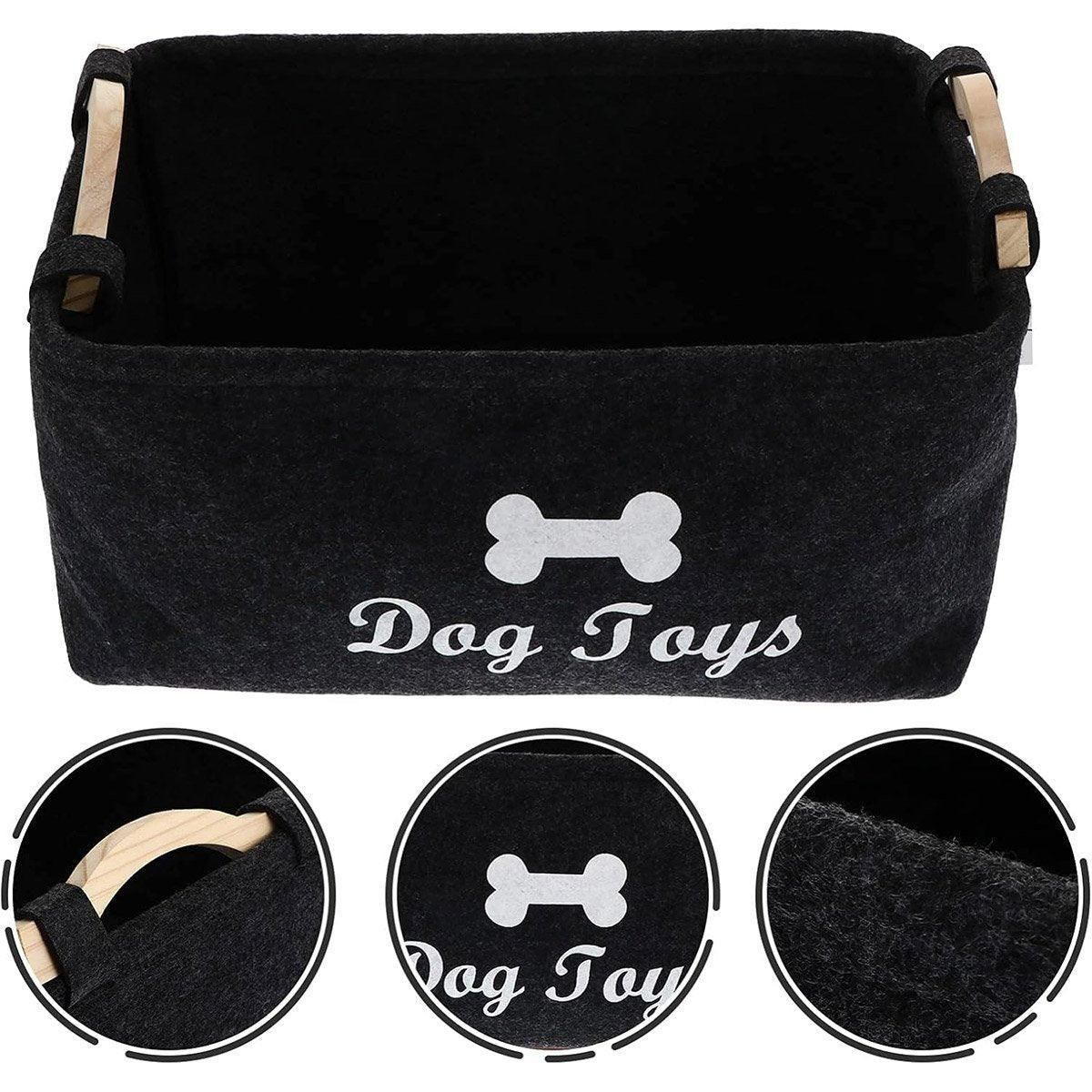 Large Felt Storage Basket for Dog Toys Dirty Clothes Sundries Home Organizer - Image 8