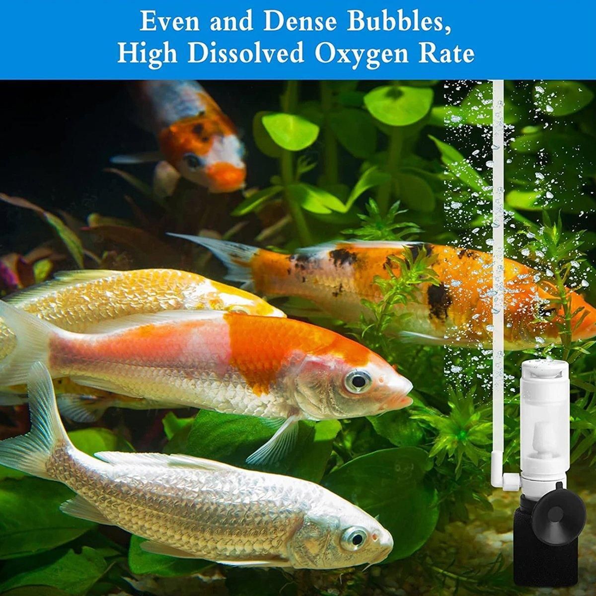 Compact Mini Aquarium Filter 3 in 1 Water Filter Aerator for Fish Tanks Quiet - Image 7