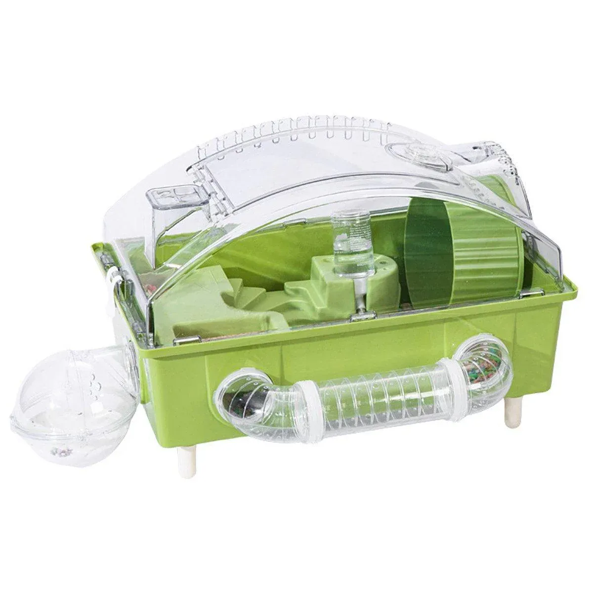 Acrylic Hamster Large Cage Luxury Villa House Playing House for Small Animals - Beige - Image 7