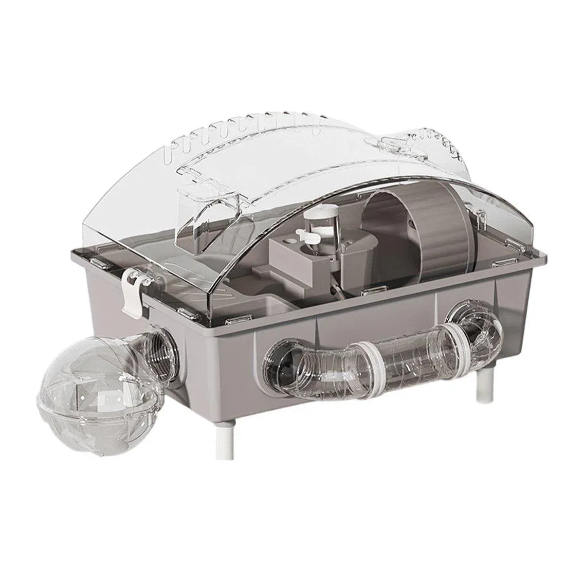 Acrylic Hamster Large Cage Luxury Villa House Playing House for Small Animals - Beige - Image 8