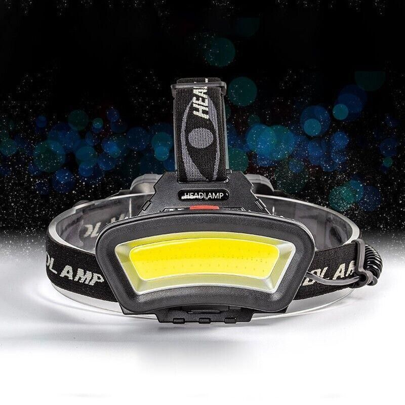 100000Lm USB Rechargeable COB+LED Headlamp Torch for Work - Image 4