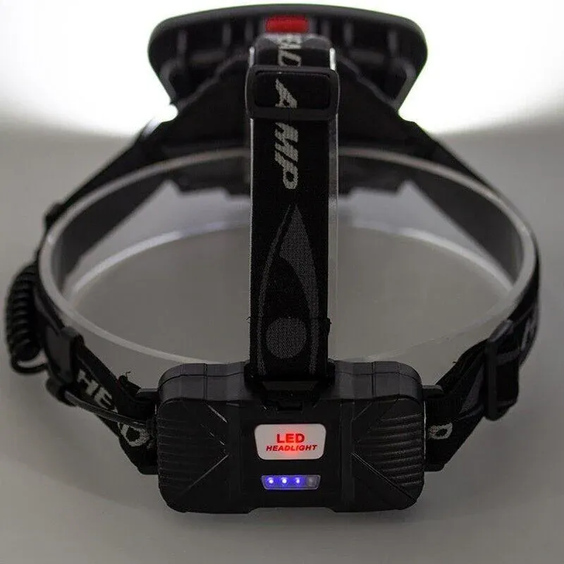 100000Lm USB Rechargeable COB+LED Headlamp Torch for Work - Image 8