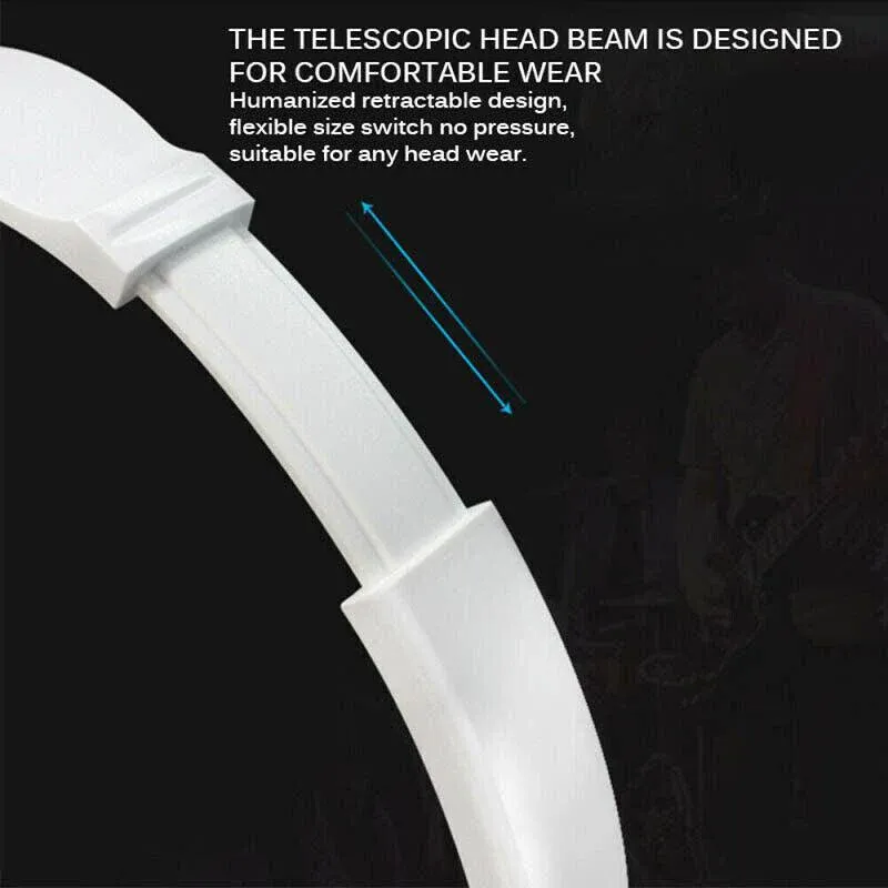 Over Ear Headphones Hi-Fi Stereo Noise-Cancelling Headsets Wired Earphones Au - Image 8