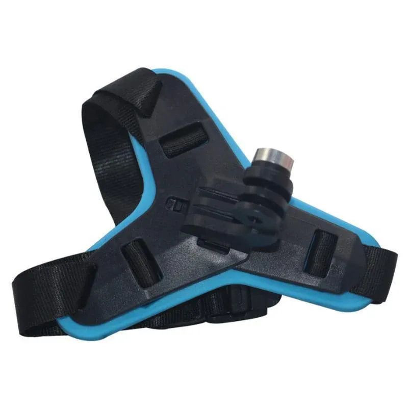Helmet Chin Mount Holder Motorcycle Strap For GoPro Hero 9/8/7/6/5 Sports Camera - Black - Image 3
