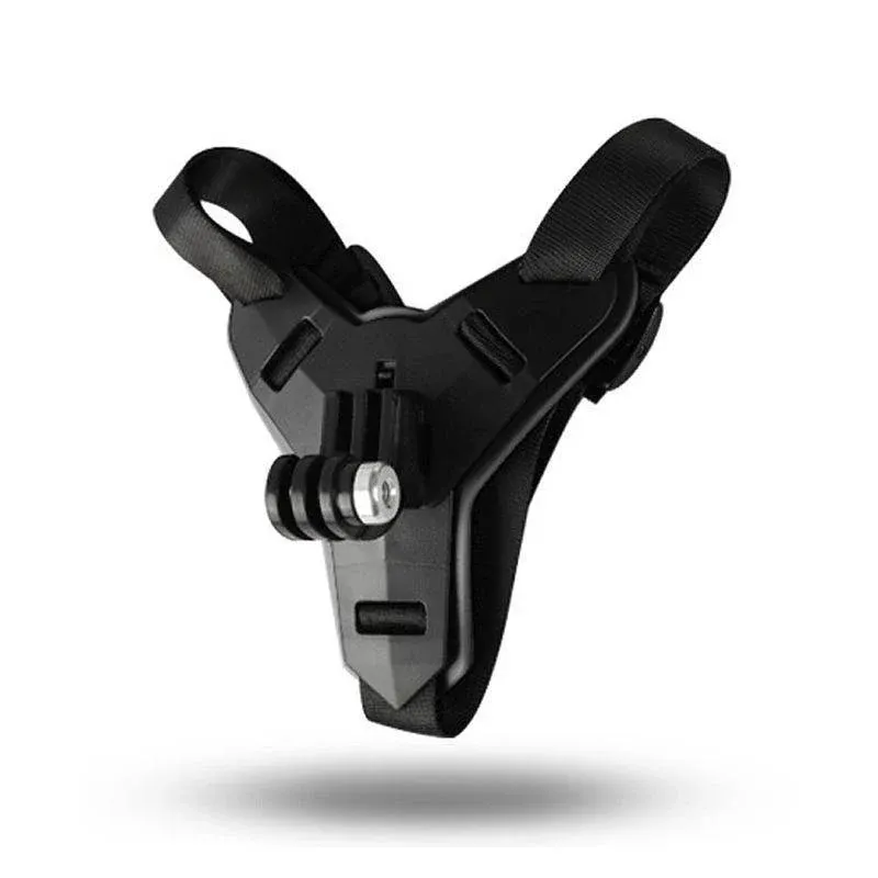 Helmet Chin Mount Holder Motorcycle Strap For GoPro Hero 9/8/7/6/5 Sports Camera - Black - Image 6