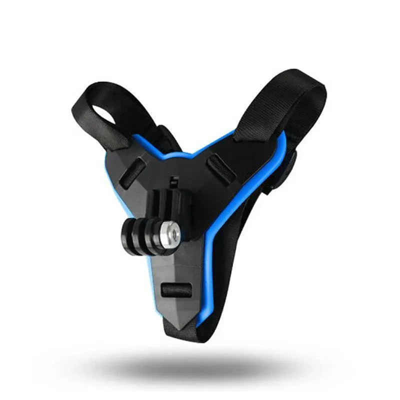 Helmet Chin Mount Holder Motorcycle Strap For GoPro Hero 9/8/7/6/5 Sports Camera - Black - Image 8