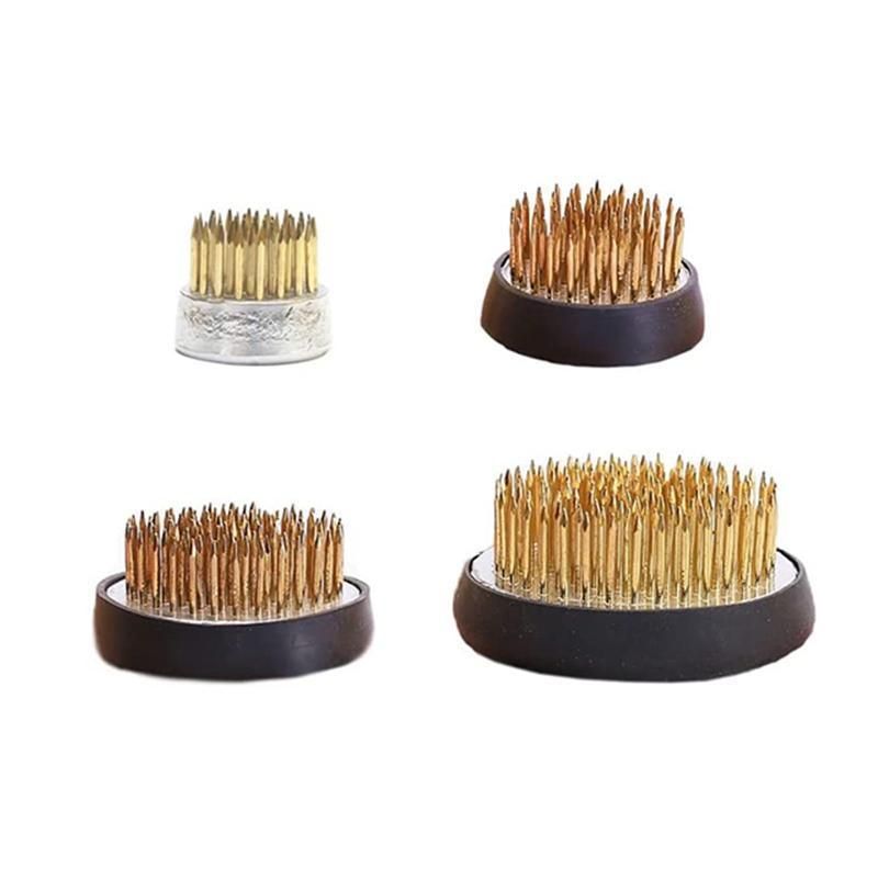 Round Flower Base Holder Spiky Frog Fixed Tool Floral Arrange For Ikebana Kenzan - Image 2