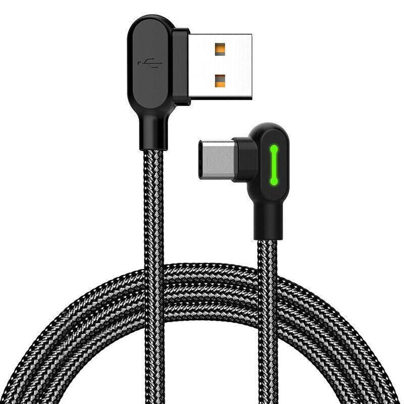 Mcdodo Fast Usb Cable Heavy Duty Charging Syn Charger Type-C 90 Degree Angle - 1.2m - Image 2