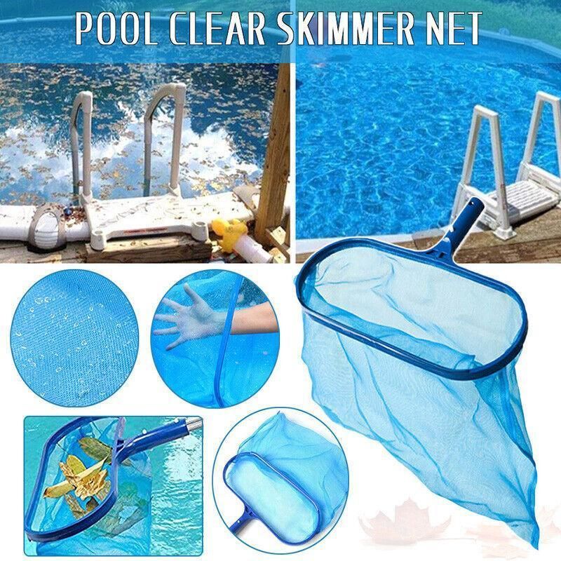 Swimming Pool Net Rake Clear Cleaner Scoop Leaf Skimmer Mesh Frame Spa Hot Tub - Image 1