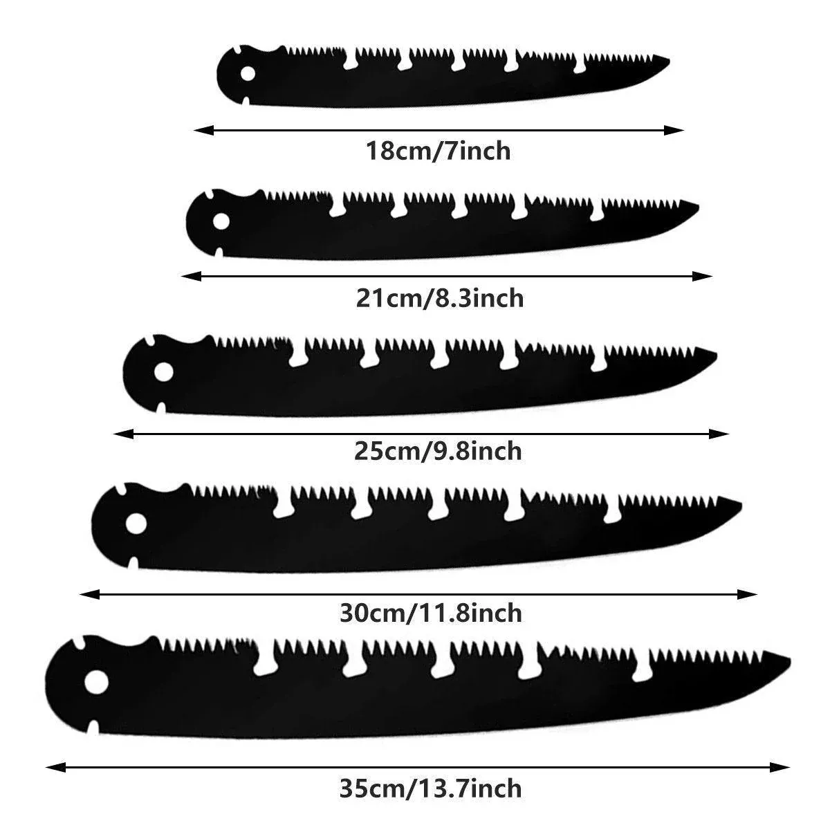 Folding Outdoor Hand Saw Portable Quick Cutting Pruning Garden Tree Logging Tool - 350mm - Image 3