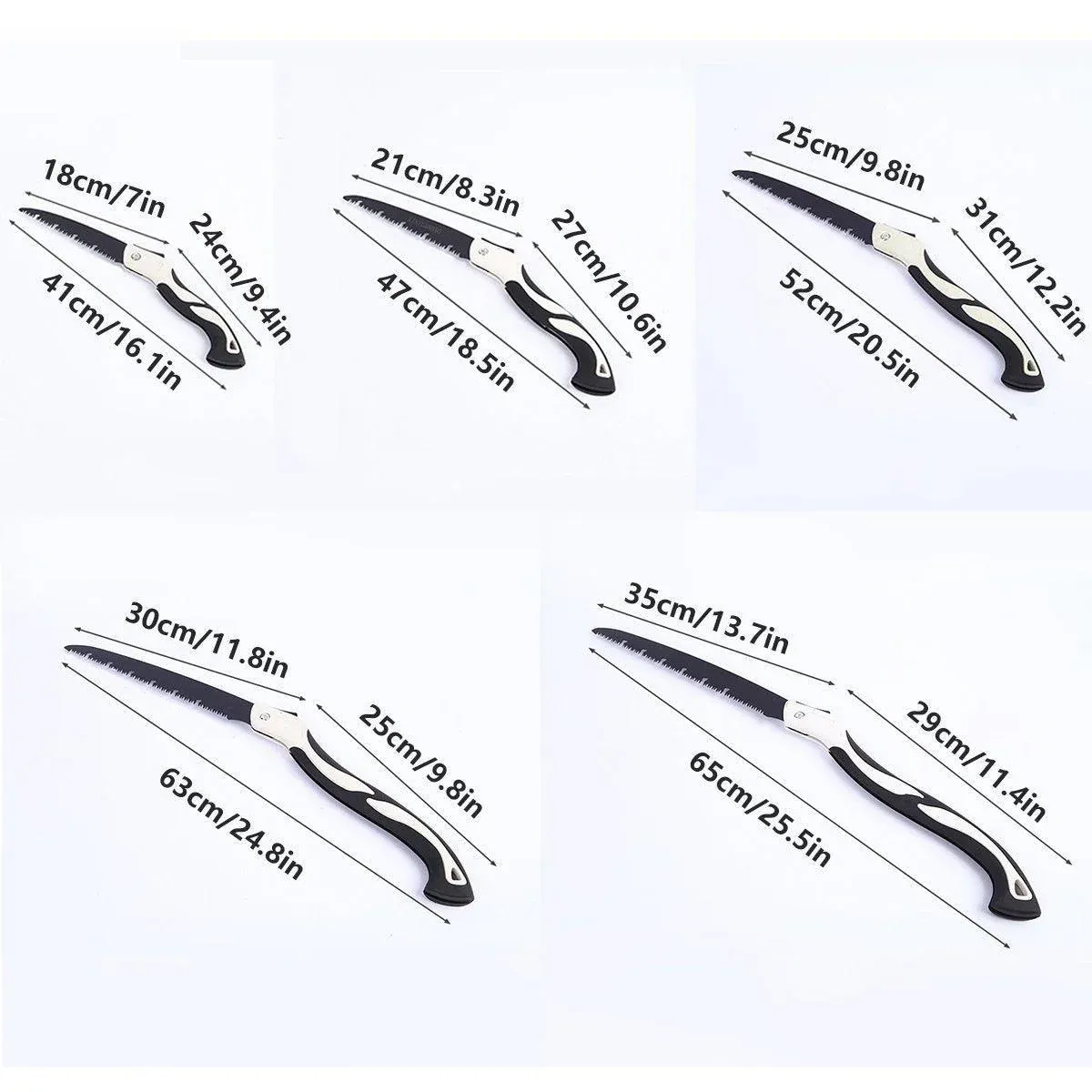 Folding Outdoor Hand Saw Portable Quick Cutting Pruning Garden Tree Logging Tool - 350mm - Image 4