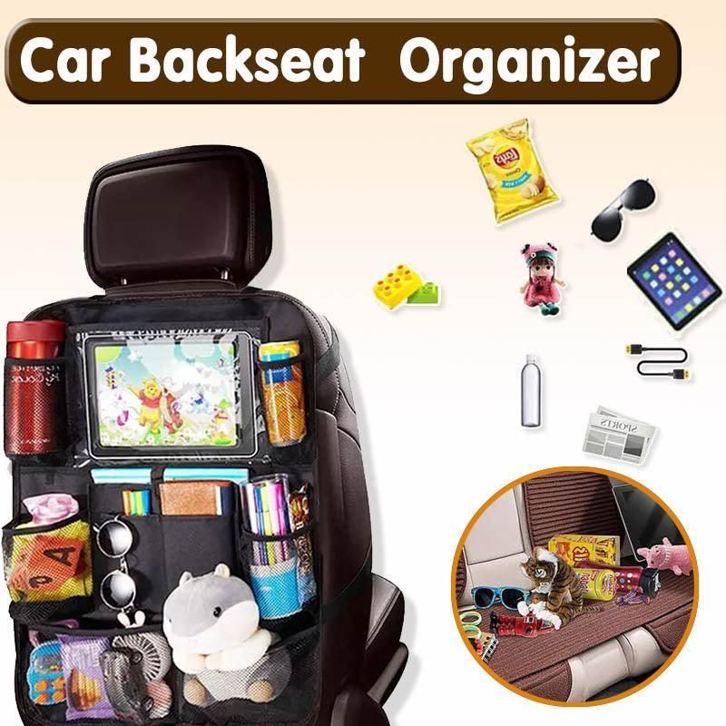 2Pcs Car Back Seat Organiser Travel Storage Bag Organizer Ipad Holder Pocket Au - Image 1